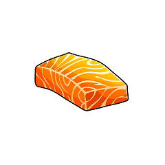 Salmon item icon in Anime Expeditions